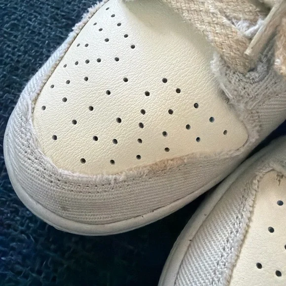 Nike Dunk LowSE Canvas Sail/Khaki Women’s 6.5 - Picture 3 of 10